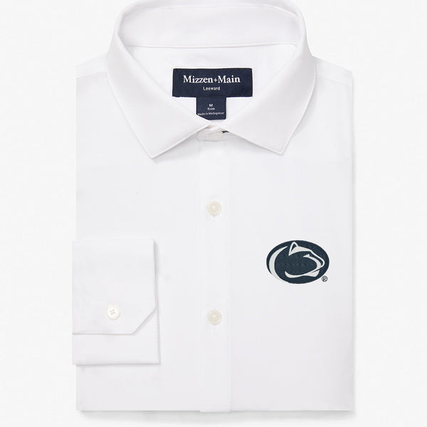 Penn State Leeward Dress Shirt - White Solid, featured product shot