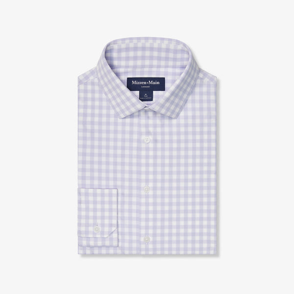 Leeward Dress Shirt - Lilac Madison Check, featured product shot