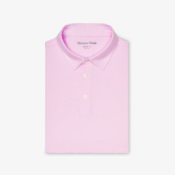 Versa Polo - Rose Feeder Stripe, featured product shot