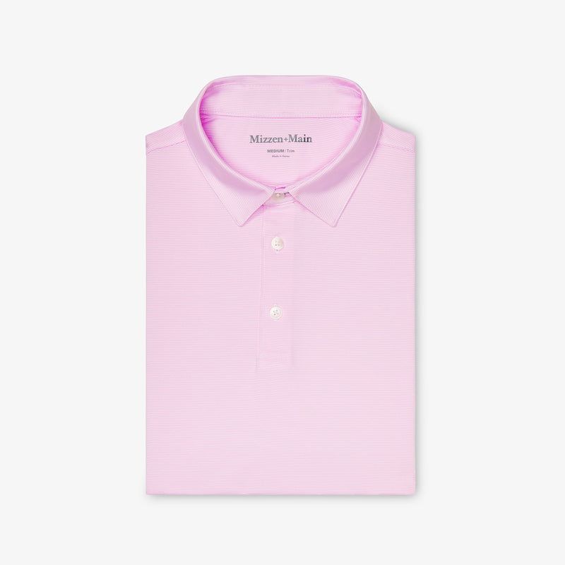 Versa Polo - Rose Feeder Stripe, featured product shot