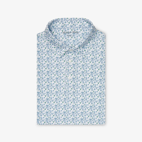 Versa Polo - White Dallas Mosaic, featured product shot