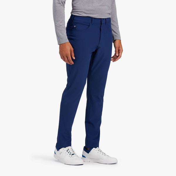 Helmsman 5 Pocket Pant - Navy Solid, lifestyle/model photo