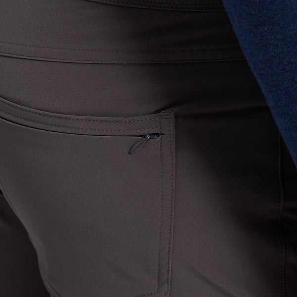 Helmsman 5 Pocket Pant - Deep Sage Solid, fabric swatch closeup