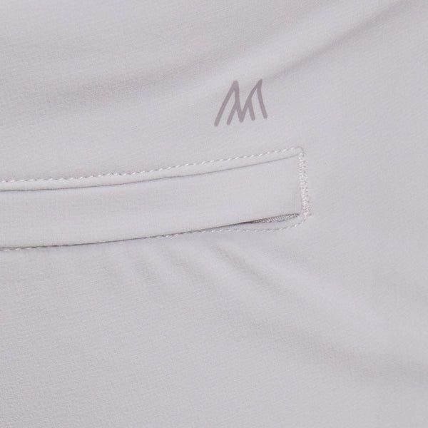 Helmsman Shorts - Light Gray Solid, fabric swatch closeup