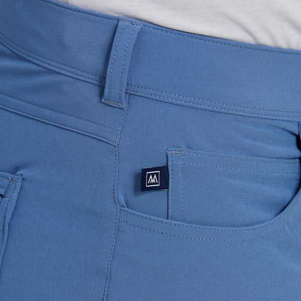Helmsman 5 Pocket Pant - Moonlight Blue Solid, fabric swatch closeup