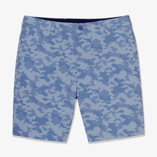 Helmsman Shorts - Blue Camo Print, lifestyle/model photo