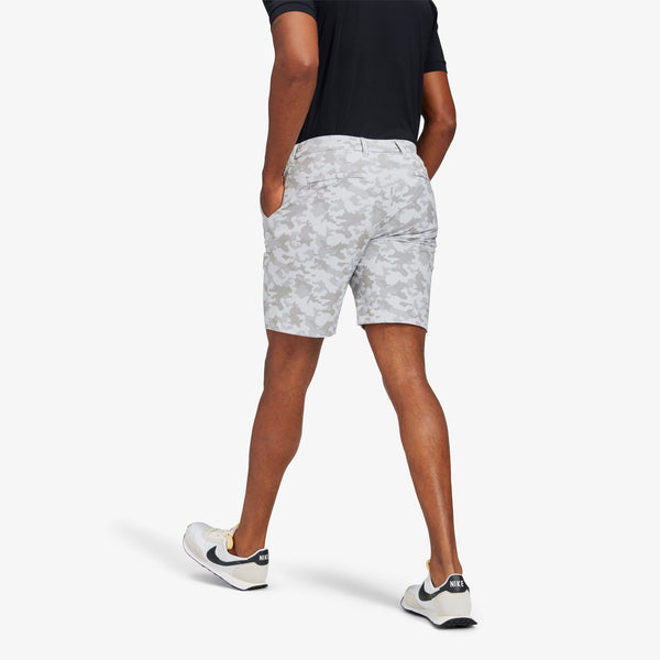 Helmsman Shorts - Gray Camo Print, lifestyle/model photo