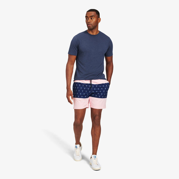 HydraShift Shorts - Pink and Navy&nbsp;Lobster, featured product shot