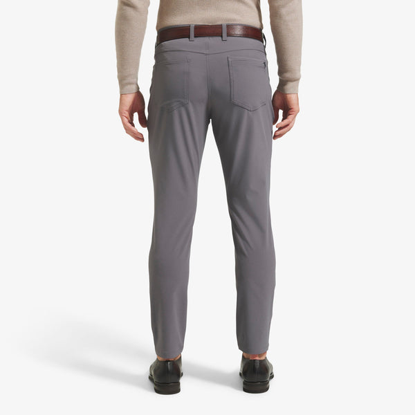 Helmsman 5 Pocket Pant - Charcoal Solid, lifestyle/model photo