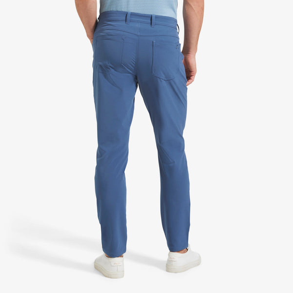 Helmsman 5 Pocket Pant - Deep Ocean Solid, lifestyle/model photo