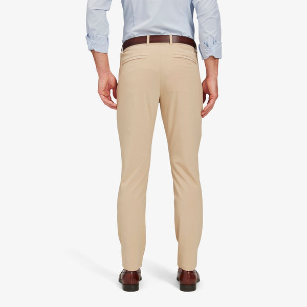 Helmsman Chino Pant - Khaki Solid, lifestyle/model photo