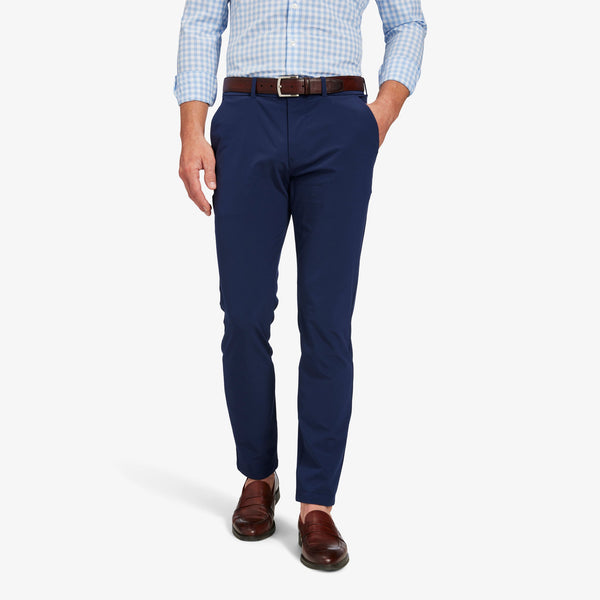 Helmsman Chino Pant - Navy Solid, lifestyle/model photo