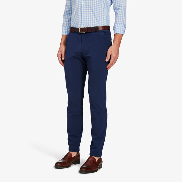 Helmsman Chino Pant - Navy Solid, lifestyle/model photo