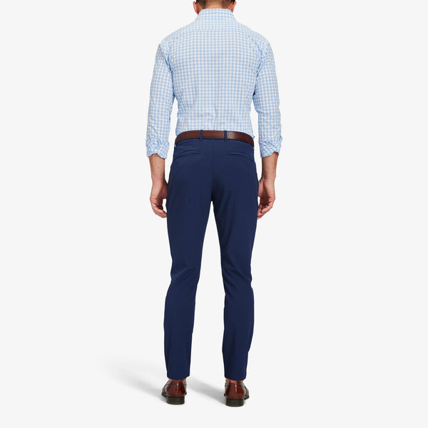 Helmsman Chino Pant - Navy Solid, lifestyle/model photo