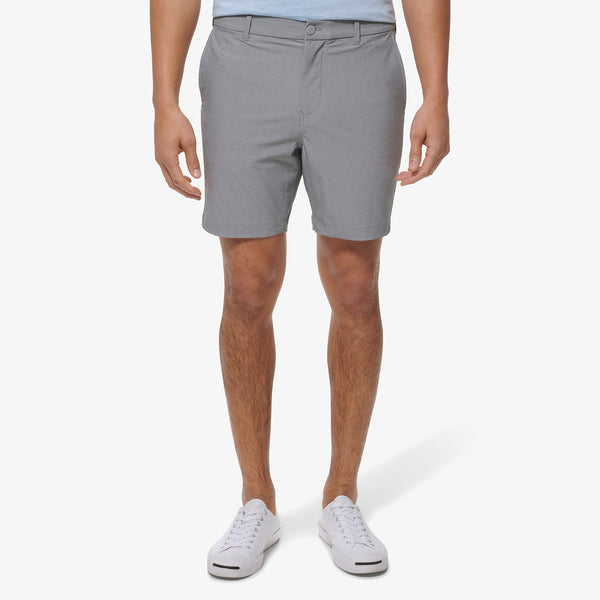 Helmsman Shorts - Silver Filigree Heather, featured product shot
