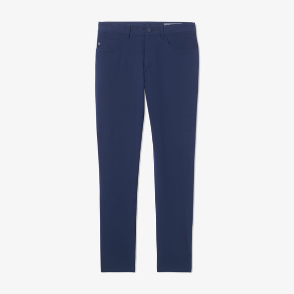 Helmsman 5 Pocket Pant - Navy Solid, fabric swatch closeup
