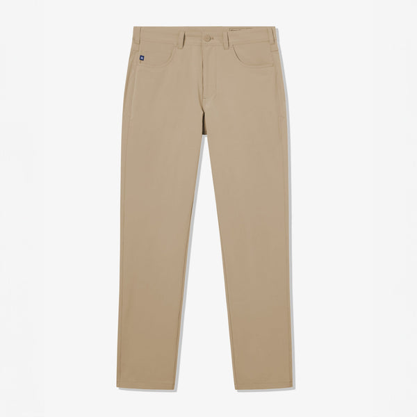 Helmsman 5 Pocket Pant - Khaki Solid, fabric swatch closeup