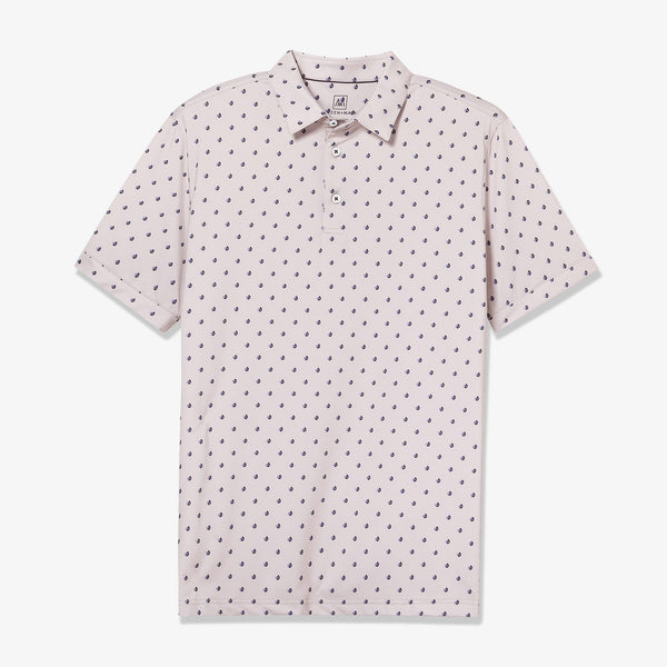 Versa Polo - Gray Boat Geo&nbsp;Print, lifestyle/model photo