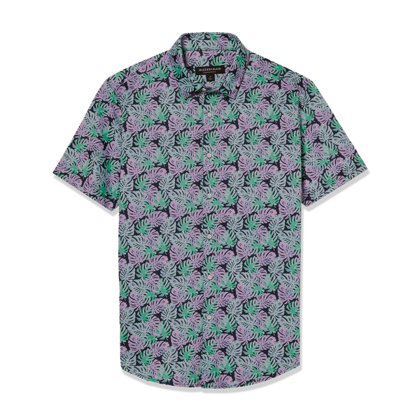 Halyard Short Sleeve - Palm Leaf Print, lifestyle/model photo