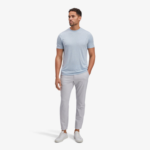 EasyKnit T-Shirt - Light Blue Heather, lifestyle/model photo