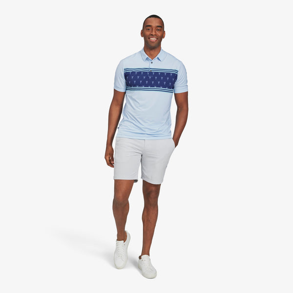 Versa Polo - Blue Lobster Engineered&nbsp;Print, lifestyle/model photo