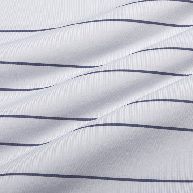 Gray Navy Stripe Close-up/Swatch