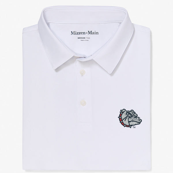 Gonzaga Versa Polo - White Solid, featured product shot