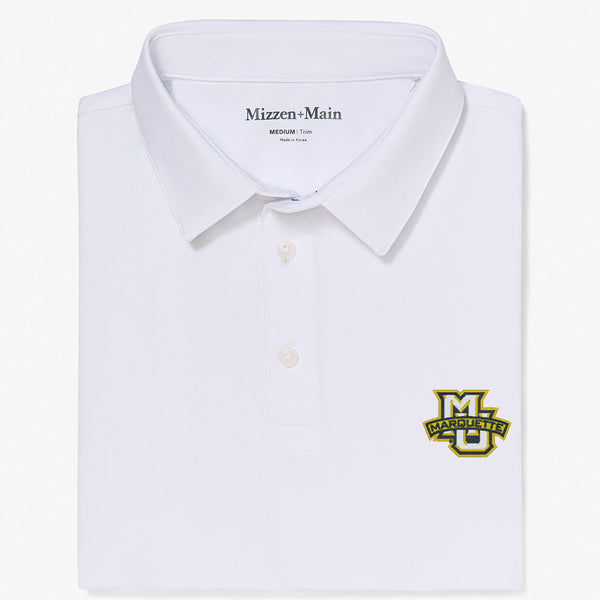 Marquette Versa Polo - White Solid, featured product shot