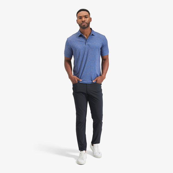 Versa Polo - Whiskey and Ash&nbsp;Print, lifestyle/model photo