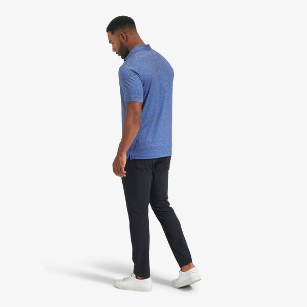Versa Polo - Whiskey and Ash&nbsp;Print, lifestyle/model photo