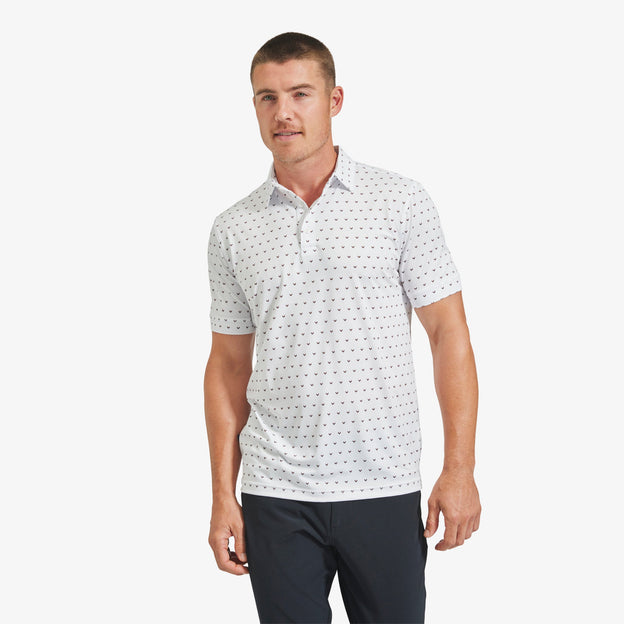 White Chevron Print Product