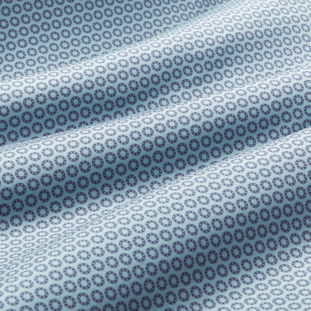 Aqua Circle Print Close-up/Swatch