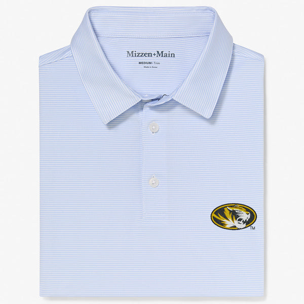Missouri Versa Polo - Light Blue White&nbsp;Stripe, featured product shot