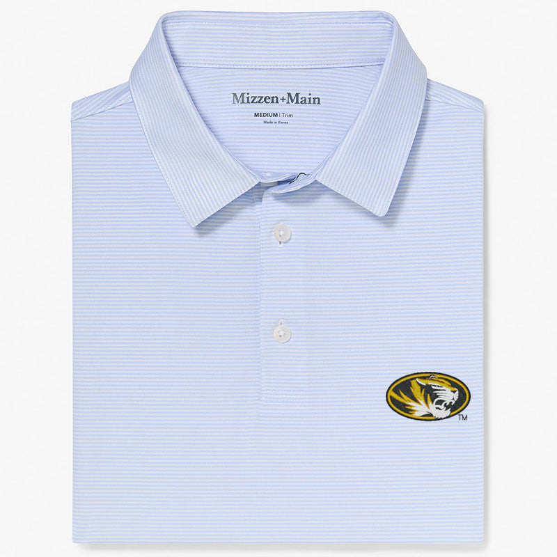 Missouri Versa Polo - Light Blue White&nbsp;Stripe, featured product shot