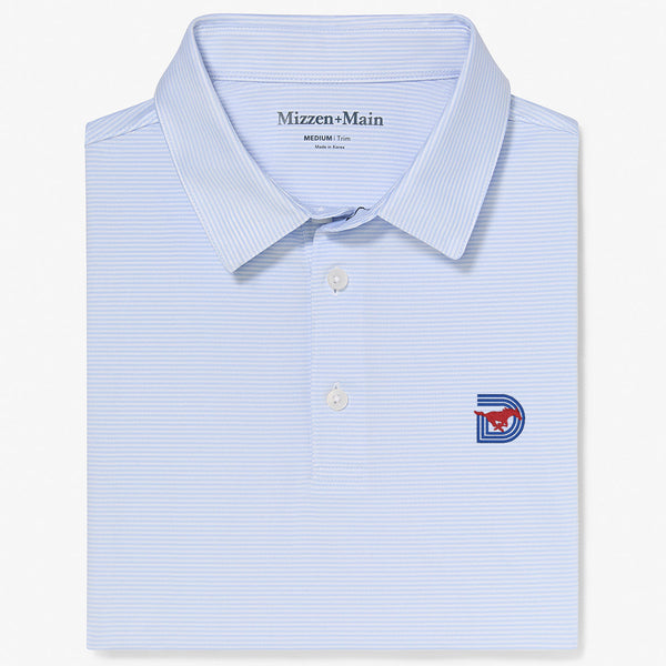 SMU Versa Polo - Light Blue White&nbsp;Stripe, featured product shot