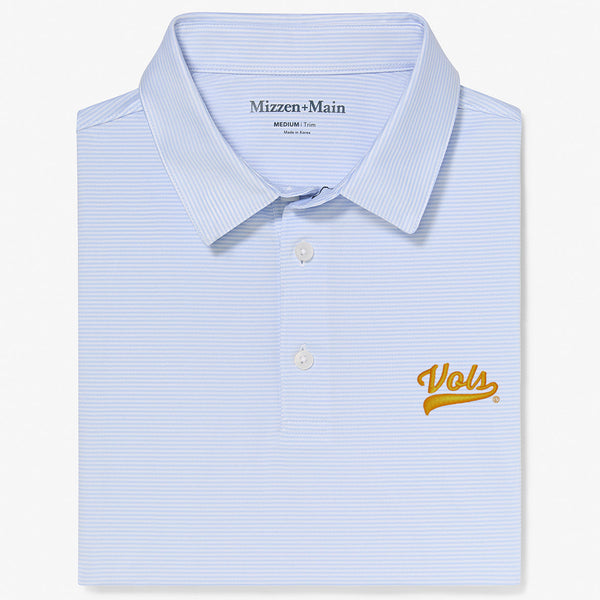 University of Tennessee Versa Polo - Light Blue White&nbsp;Stripe, featured product shot