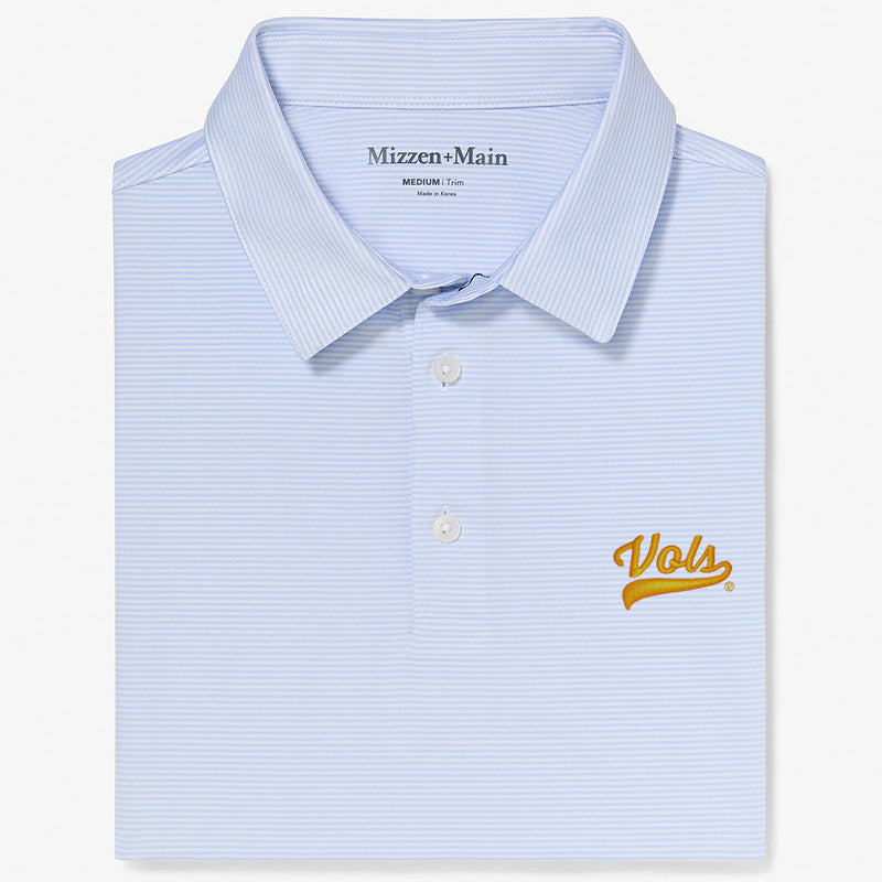 University of Tennessee Versa Polo - Light Blue White&nbsp;Stripe, featured product shot