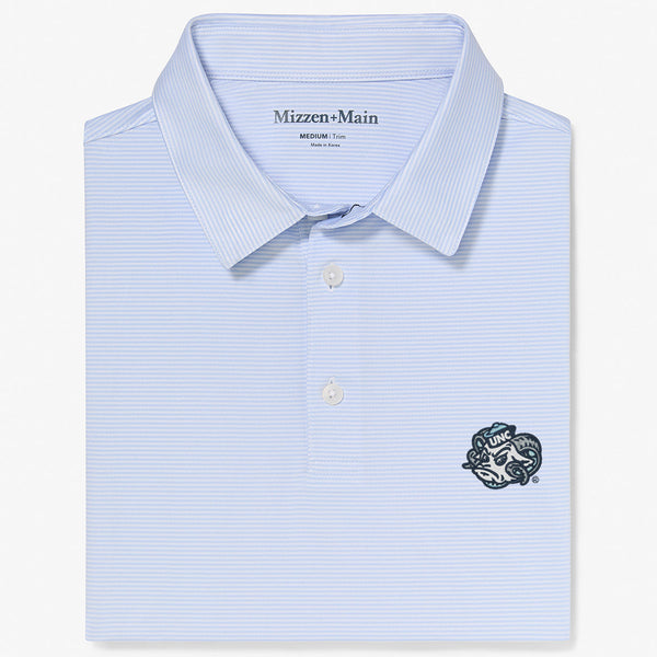 North Carolina Versa Polo - Light Blue White&nbsp;Stripe, featured product shot