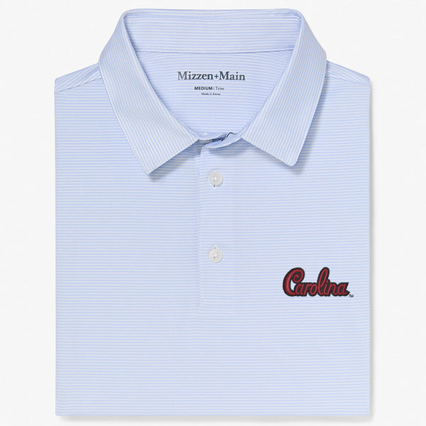 South Carolina Versa Polo - Light Blue White&nbsp;Stripe, featured product shot