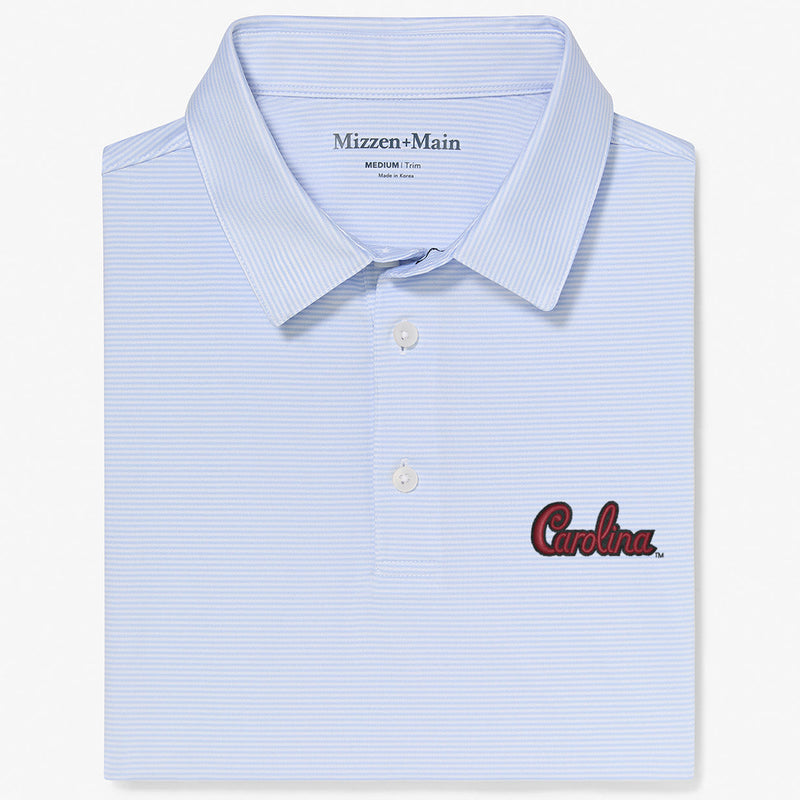 South Carolina Versa Polo - Light Blue White&nbsp;Stripe, featured product shot