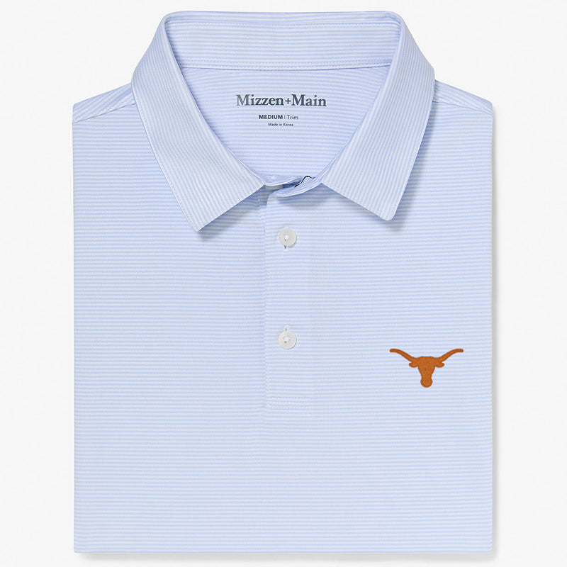University of Texas Versa Polo - Light Blue White&nbsp;Stripe, featured product shot
