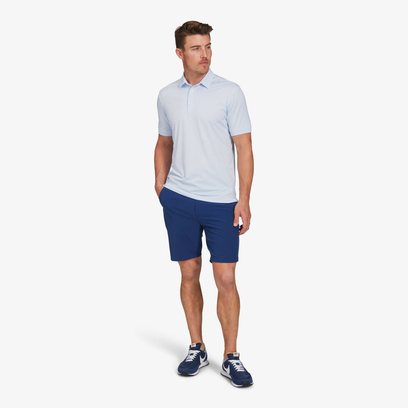 Versa Polo - Light Blue White&nbsp;Stripe, lifestyle/model
