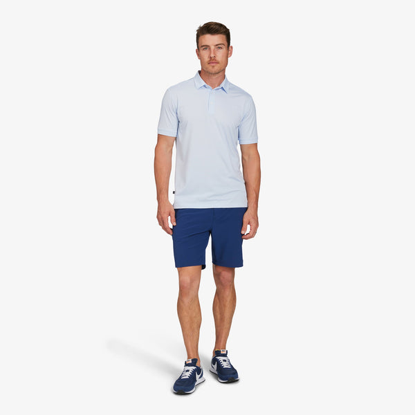 Versa Polo - Light Blue White&nbsp;Stripe, lifestyle/model photo