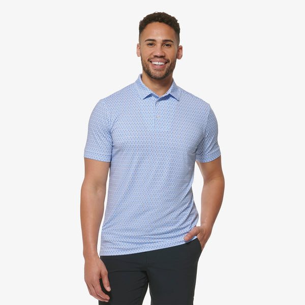 Versa Polo - Provence Circle Geo&nbsp;Print, featured product shot