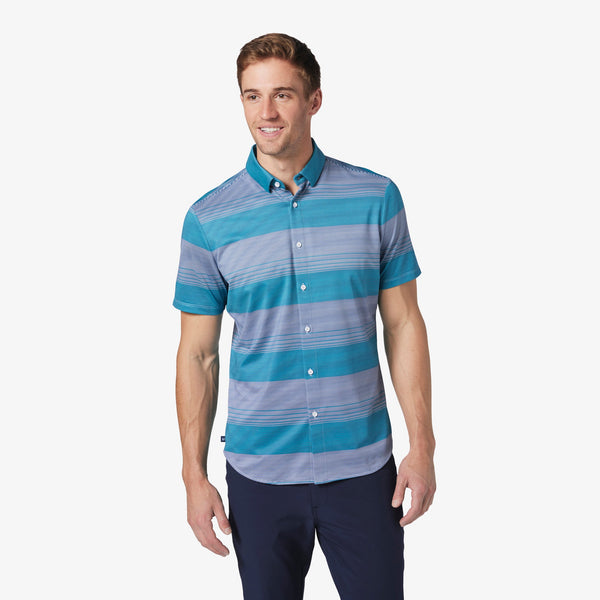 Halyard Short Sleeve - Set Sail Engineered&nbsp;Stripe, featured product shot