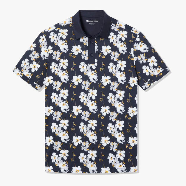Navy Birmingham Floral Close-up/Swatch