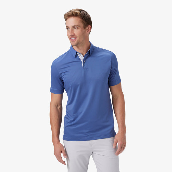 Halyard Polo - Coastal Fjord Solid, featured product shot