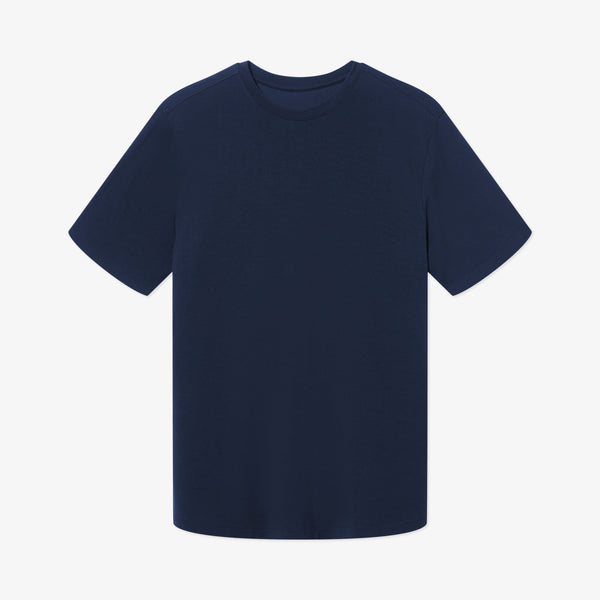 Knox T-Shirt - Navy Solid, fabric swatch closeup