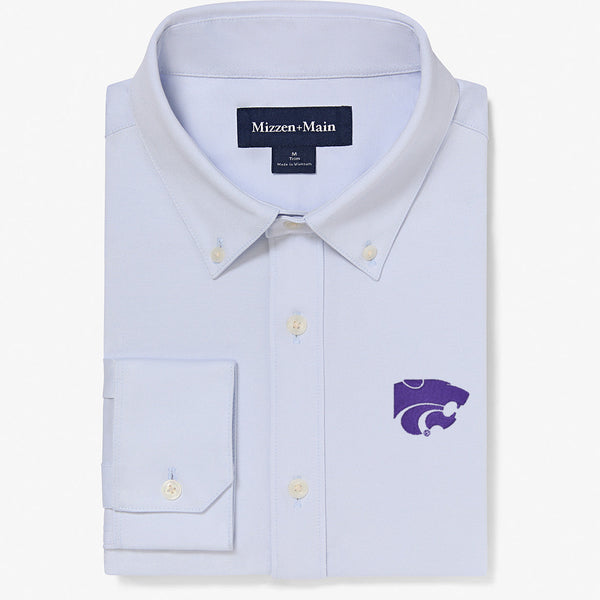 Kansas State Ellis Oxford - Sky Solid, featured product shot