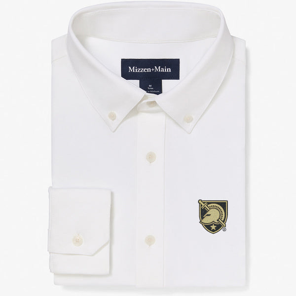 Army Ellis Oxford - White Solid, featured product shot